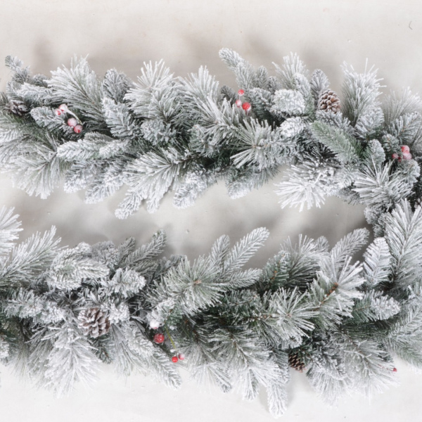 Гирлянда Берта из комбинированной искусственной хвои  180 см