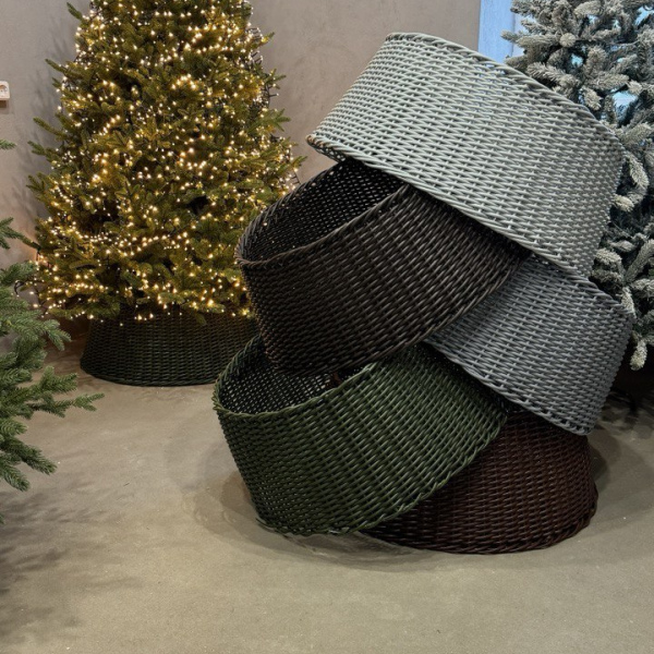 Корзина для елки плетеная, 70*28 см